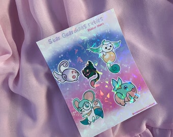 Star Guardians cuties Sticker Sheet / Cute / League of Legends Stickers