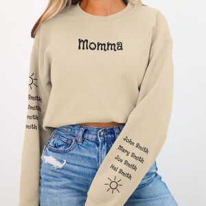 Personalisierte Familiennamen Sweatshirt: Benutzerdefinierte Text Geschenk