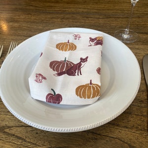 Thanksgiving/Fall Napkins