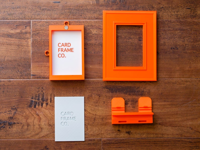 One Touch Card Frame One Touch Display Magnetic Card Frame - Etsy