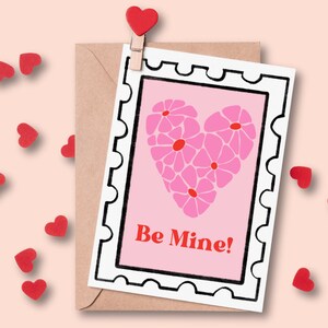 Valentine Cards, Retro Valentine Cards, Valentine Greeting Cards, Printable Valentine&#39;s Day Cards
