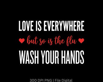 Enfermera divertida de San Valentín PNG, Lávate las manos, Descarga digital