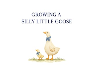 Embarazo de Silly Goose PNG, Anuncio de embarazo para el esposo, Regalo para mamá primeriza, Mamá embarazada PNG