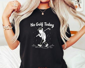 No jugar al golf hoy PNG Cita divertida sobre golf / Diseño de camiseta con humor sarcástico para golfistas