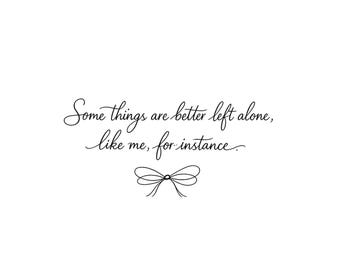 Cita antisocial divertida PNG, diseño de lazo rosa coqueto (descarga digital)