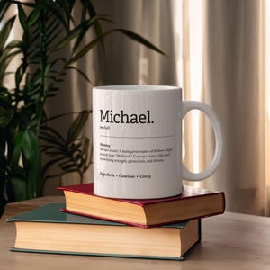 Michael Personalised Meaningful Coffee Mug Tea Gift Idea Present Birthday Christmas Fathers Day