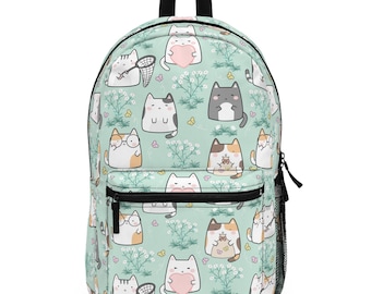 Kawaii Cat Backpack, Kawaii Kids Backpack, Cute Backpack