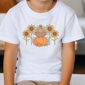 Thanksgiving Turkey Toddler T-shirt, Thanksgiving Kids Tee, Cute Fall Shirt, Boys Thanksgiving Shirt, Girls Thanksgiving Shirt, Autumn shirt