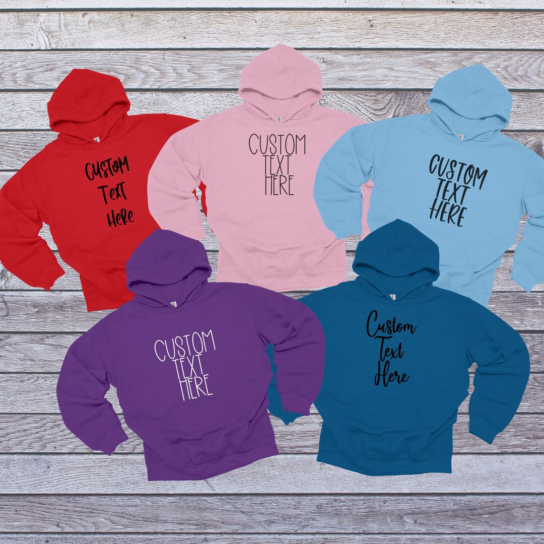 Personalized Pullover Hoodie, Custom Hoodie, Gift for Her, Gift for Him