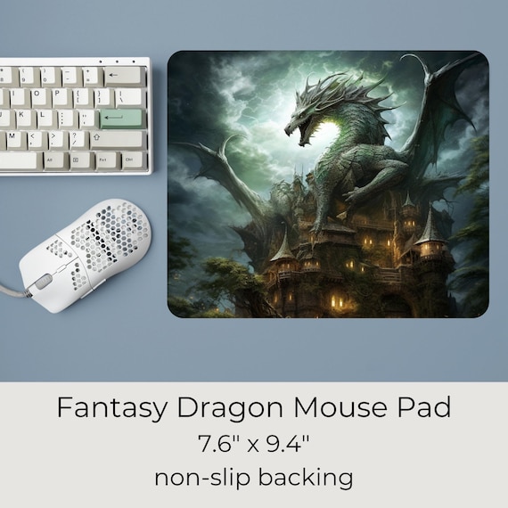 ファンタジードラゴンマウスパッド、神話の生き物デスクアクセサリー