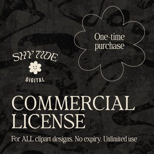 ShyTideDigital Clipart SVG Kommerzielle Lizenz für ALLE Clipart-Designs | Einmaliger Kauf | Unbegrenzte Verwendung | Kein Ablauf