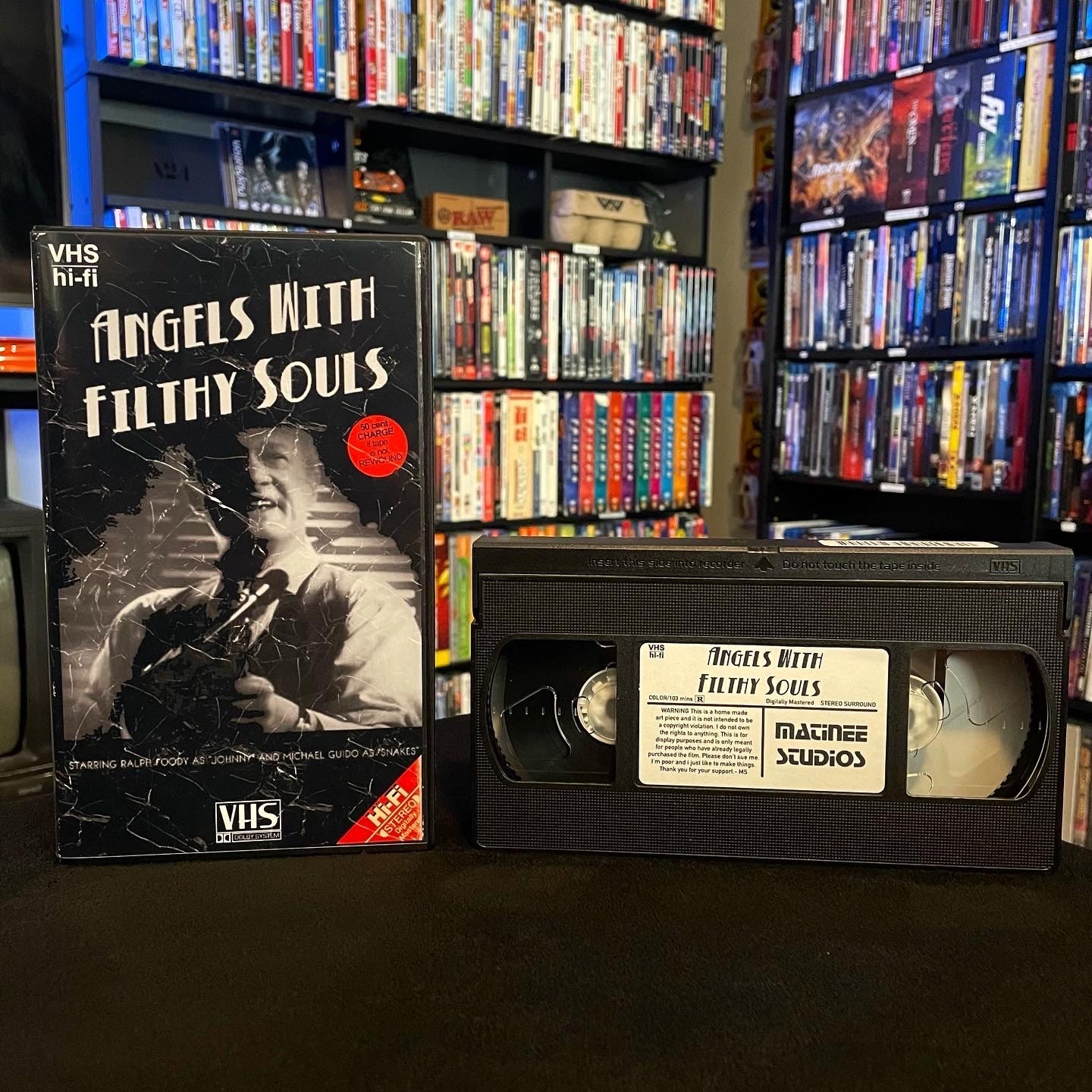 Angels With Even Filthier Souls Full Movie Angels With Filthy Souls home Alone Custom VHS Tape & Clamshell Case - Etsy