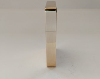 Zorro ZL8 Polished Brass Lighter - Ultra-thin Case & Heavy