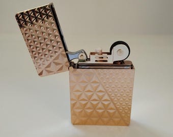 Zorro ZL8 Gold Geometric Pyramid Brass Lighter, Limited
