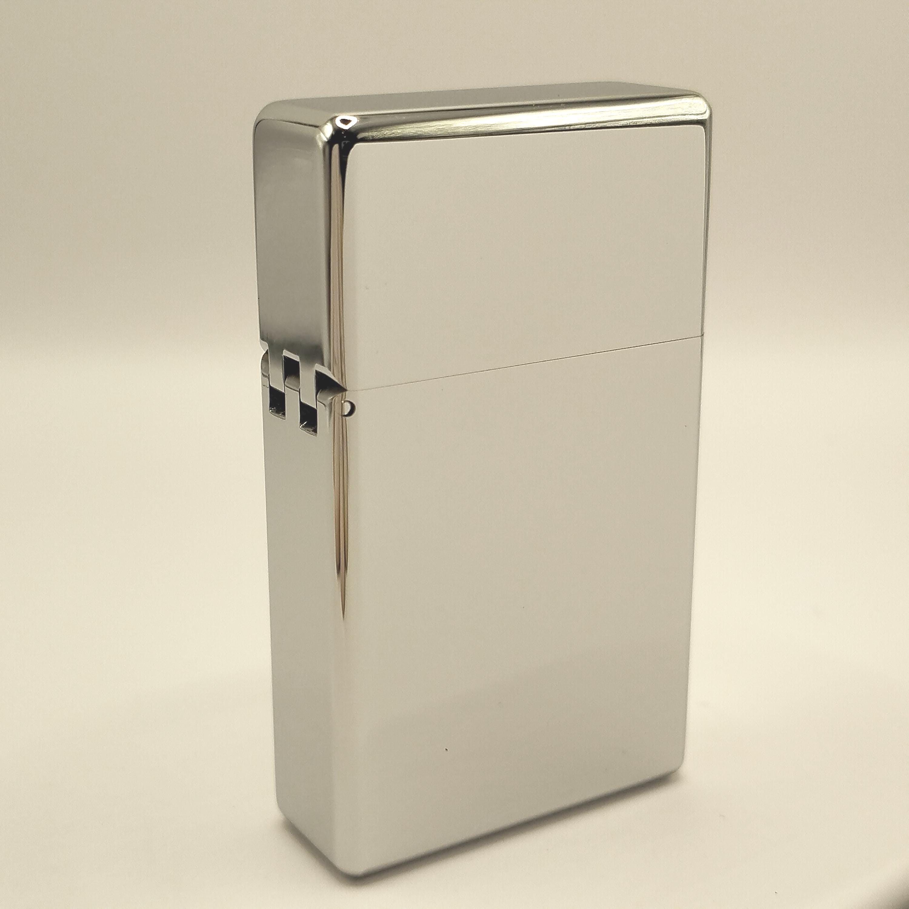 りーちろー　5 Zorro 538 Silver Chrome Brass Lighter - 115g Case & Heavy Duty