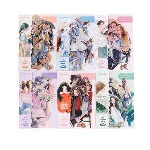Happy Live Stickers-serie Urban Leisure Character Thema Stickersmateriaal (30 vellen) (gratis verzending voor aankopen van 4 of meer)