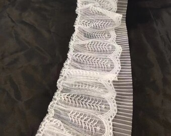 Double Layer White Lace Fabric Lace Trim Wedding Dress Doll Dress DIY Clothes Accessories Sewing Diy Dress Making