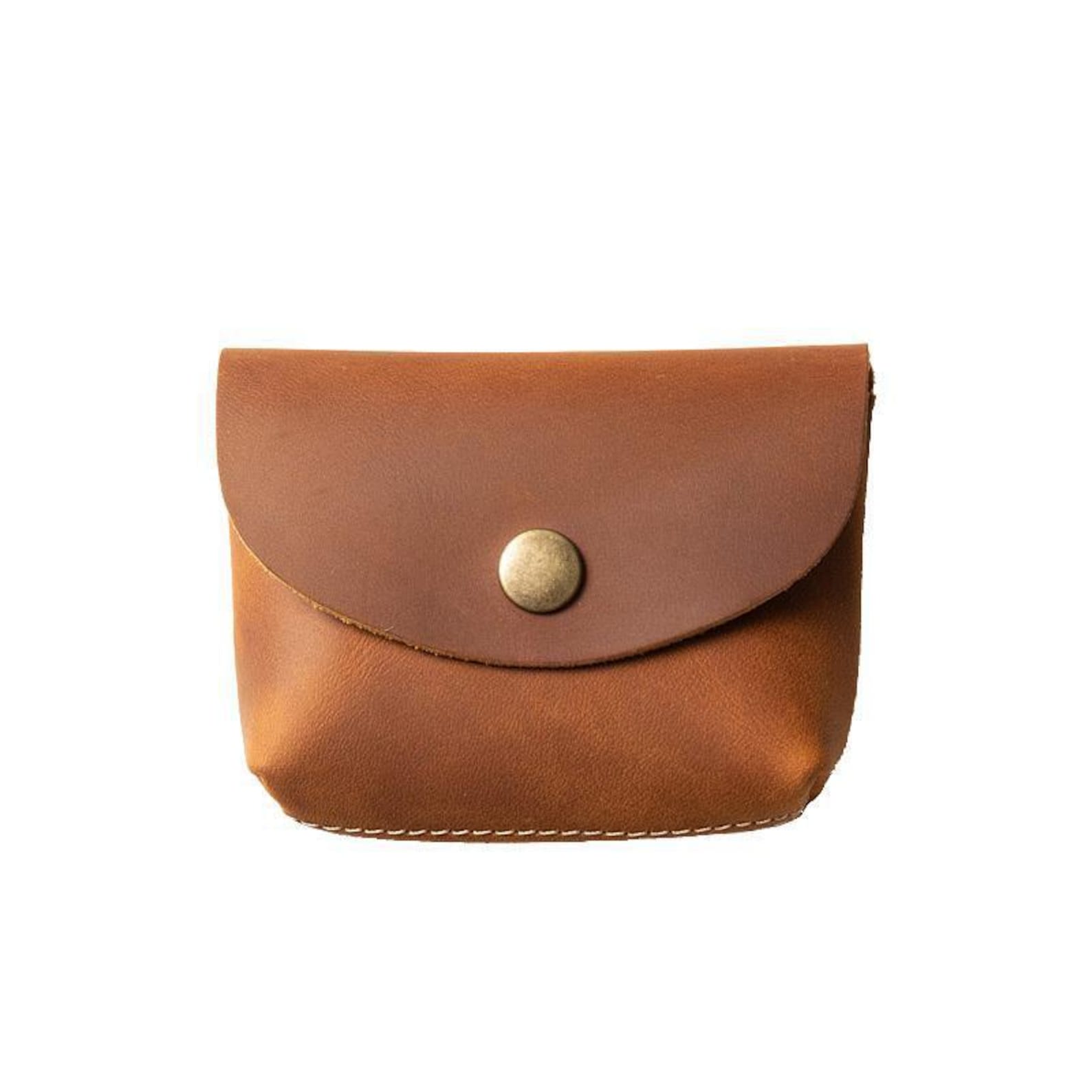 Vintage Mini Minimalist Coin Wallet for Men, Genuine Leather ...