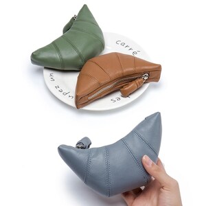 Sac corne premium en cuir véritable pour femme | Homme, mini portefeuille portable, cadeau pour elle