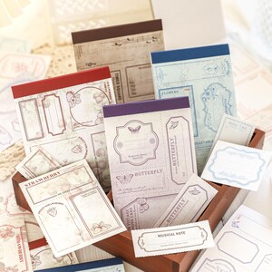 Landhuis papieren stickerserie vintage decoratieve stickers gebruikt voor collagedecoratie van het dagelijks leven (gratis verzending voor aankopen van 4 of meer)