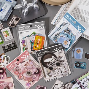 Lifestyle stickers voor kleine items-serie Vintage stickers voor kleine items DIY Lifestyle decoratiesticker (gratis verzending voor aankopen van 4 of meer)