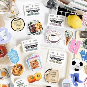 Daily Life-stickers-serie handgemaakte stickers: stickers van zelfgemaakt materiaal (gratis verzending voor aankopen van 4 of meer)