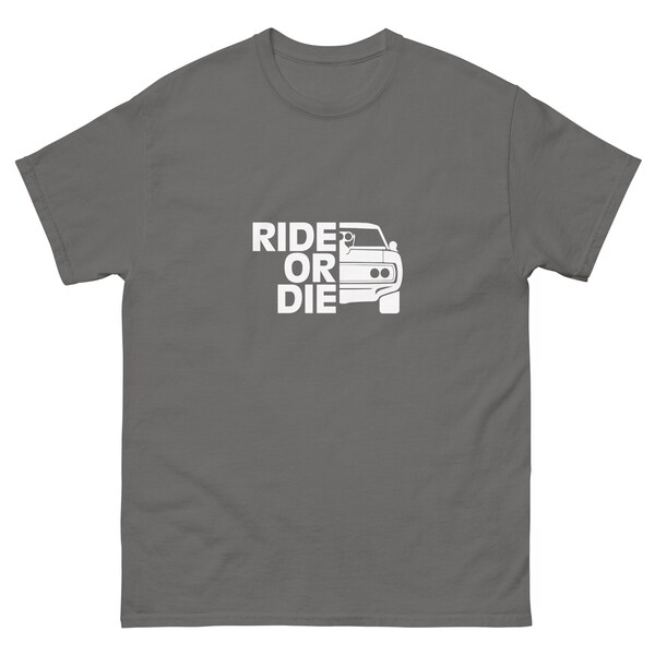 Ride Or Die t-shirt | Quality Gildan tee | Various shirt colors | Fast and Furious Dodge Charger Muscle Car Quote Dom Toretto Gift
