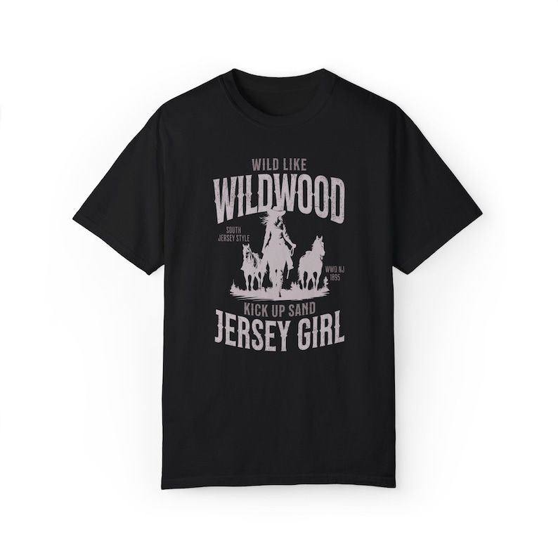 Funny Wildwood New Jersey Unisex T Shirt, Jersey Shore Gift for Her, Wildwood Gift Women's Casual Fashion Coastal Cowgirl Wildwood T Shirt image 7