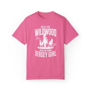 Funny Wildwood New Jersey Unisex T Shirt, Jersey Shore Gift for Her, Wildwood Gift Women's Casual Fashion Coastal Cowgirl Wildwood T Shirt image 8