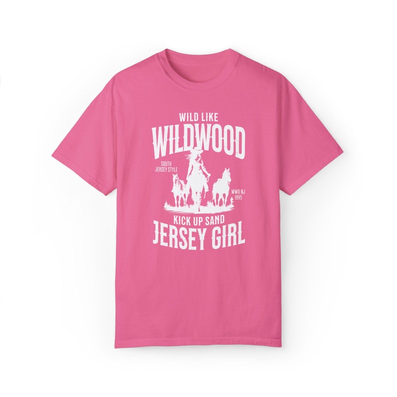 Funny Wildwood New Jersey Unisex T Shirt, Jersey Shore Gift for Her, Wildwood Gift Women's Casual Fashion Coastal Cowgirl Wildwood T Shirt image 8