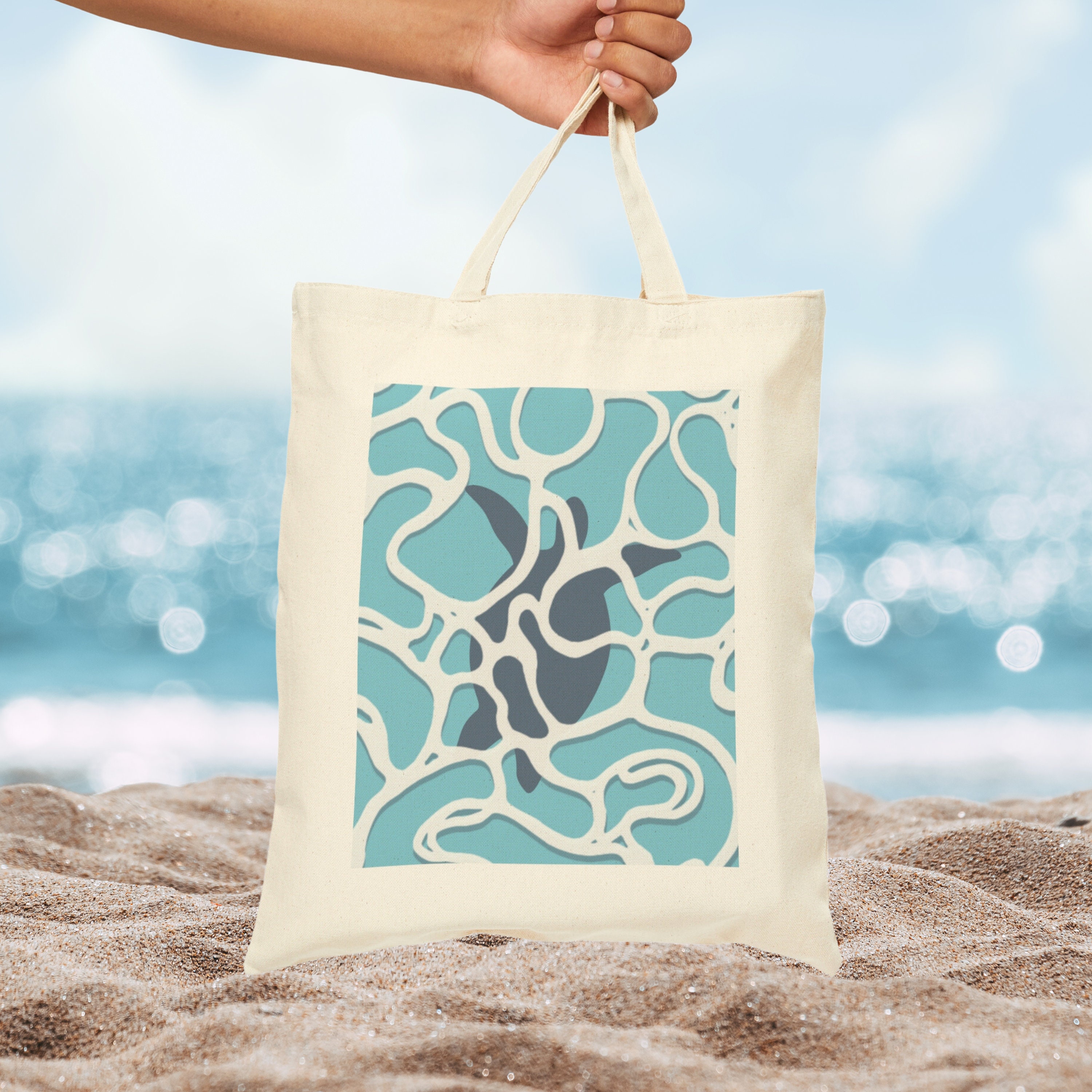 Sea Turtle Shell Beaded Hobo Bag