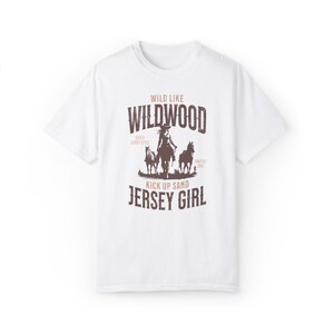 Funny Wildwood New Jersey Unisex T Shirt, Jersey Shore Gift for Her, Wildwood Gift Women's Casual Fashion Coastal Cowgirl Wildwood T Shirt image 6