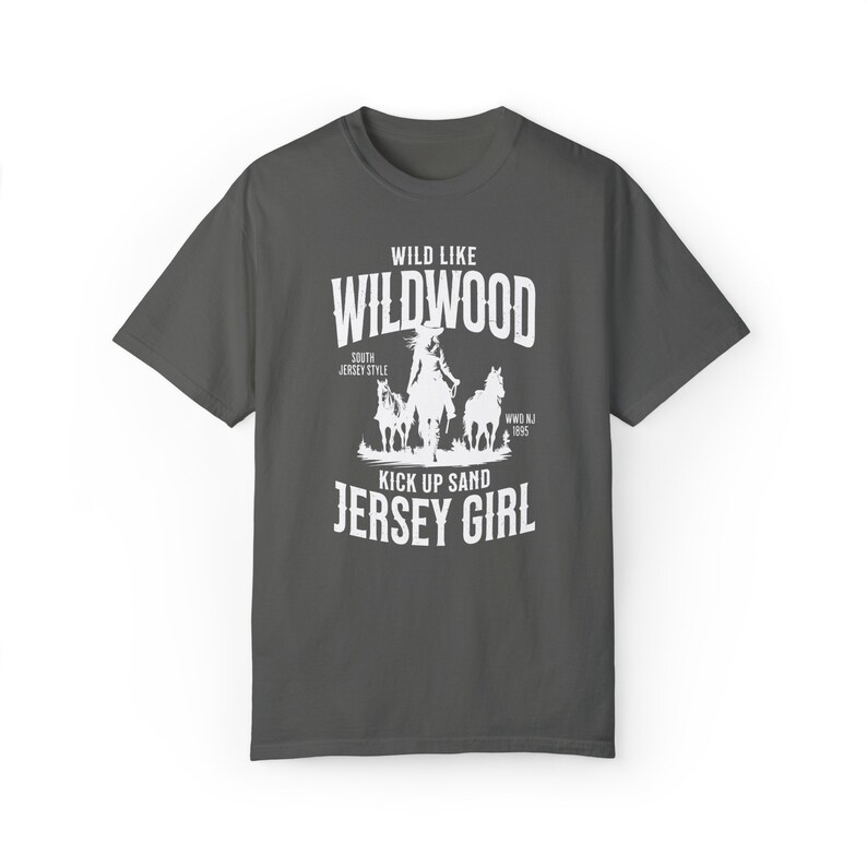Funny Wildwood New Jersey Unisex T Shirt, Jersey Shore Gift for Her, Wildwood Gift Women's Casual Fashion Coastal Cowgirl Wildwood T Shirt image 5