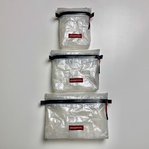 Zip Pouch | Dyneema | Ultraleicht | DCF | Cuben Fiber | Wasserabweisend | EDC | Erste Hilfe | Packsack | Organizer | verschiedene Größen