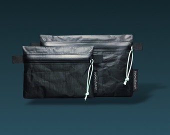 Dyneema Zip Beutel | 3oz DCF | Ultraleicht | Wasserabweisend | Geldbörse | Kosmestiktasche | Organizer | Bio Based | verschiedene Größen