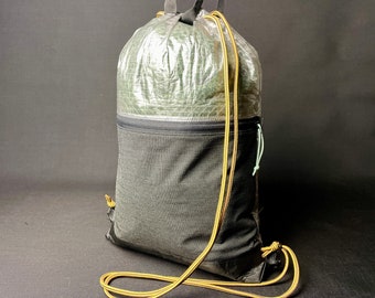 Dyneema Gym Bag | 1oz DCF | Ultralight | Water-repellent | Drawstring Bag | Gym bag | Sports bag | Drawstring bag | Bio Based