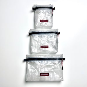 Zip Pouch aus Dyneema® – Ultraleichte wasserabweisende Organizer-Tasche in verschiedenen Farben und Größen für Wandern, Reisen & EDC