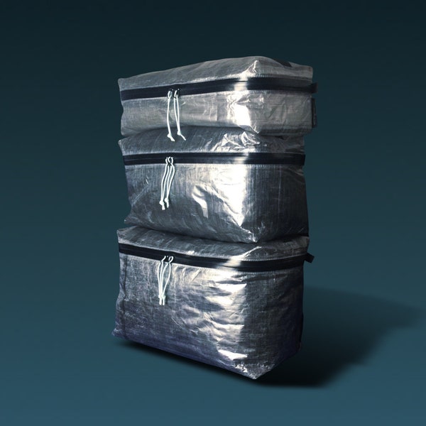 Dyneema Pack Pod | 1oz DCF | Ultraleicht | Wasserabweisend | Packwürfel | Packing Cube | Organizer | Bio Based | verschiedene Größen
