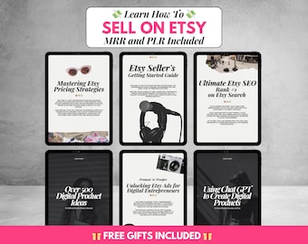 How to Sell on Etsy, Etsy Selling Guide, Etsy Sellers, Etsy Digital Product, Sell on Etsy, Master Resell Rights, Digital Products PLR MRR