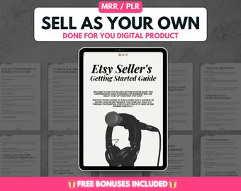 How to Sell on Etsy, Etsy Selling Guide, Etsy Sellers, Etsy Digital Product, Sell on Etsy, Master Resell Rights, Digital Products PLR