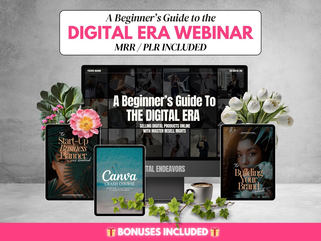 Selling Digital Products Online Webinar, Master Resell Rights, MRR PLR ...