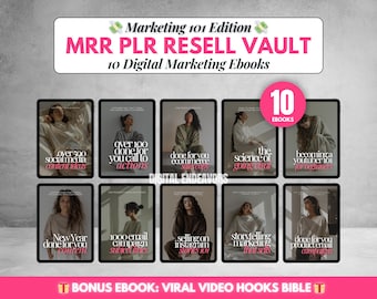 Digital Marketing Guide PLR MRR Guide with Master Resell Rights for Digital Marketers, Faceless Marketing, Lead Magnet, Plr Mrr Starter Kit