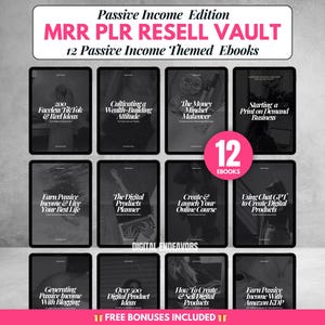 Digital Marketing Guide PLR MRR Guide with Master Resell Rights, Lead Magnet, Passive Income PLR, Faceless Marketing, Starter Kit Bundle