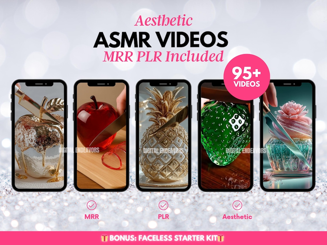AI ASMR Video Bundle | Glass Fruit Cutting Clips | Viral Reels & Shorts |  Tiktok Satisfying Food Videos | Digital Download - Etsy