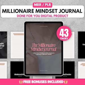 Millionaire Mindset, Money Manifestation, Master Resell Rights, Private Label Rights, MRR PLR Digital Product, Ebook dfy, Faceless Marketing