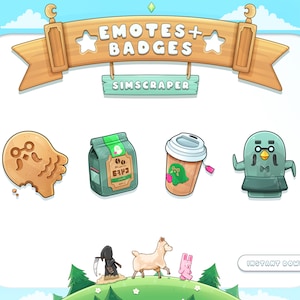 ACNH The Roost | Twitch Emotes and Badges | ACNH Brewster&#39;s Set