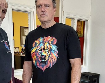 Lion face shirt,majestic Lion Shirt,wild Lion shirt,animal lover shirt,animal shirt,animal face shirt,African Tribal shirt,zoo shirt