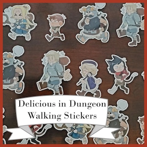 Delicious in Dungeon Walking Stickers