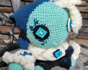 Shadow Milk Cookie Crochet Doll Pattern