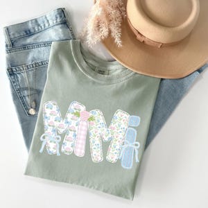 Mimi Grand Millennial Cottage Kern Dtf Transfers bereit zum Pressen, direkt zum Film, Tshirt Transfer, Mimi floral DTF, Trendy DTF, Preppy DTF